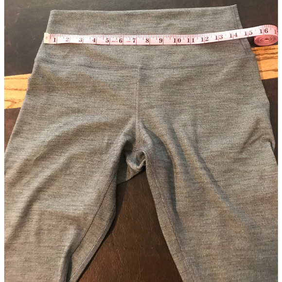 Lululemon Align Pant II 25" Mini Heathered Herringbone Heathered Black White-12 - Picture 10 of 10